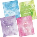 Barker Creek Dancing in the Rain Art Prints Set, Tie-Dye & Ombré Collection, 4/Set 3117